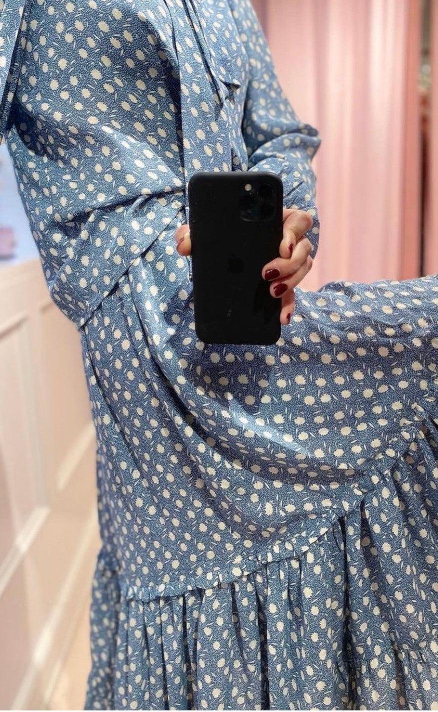 Lollys Laundry Nederdel - Sana - Blue