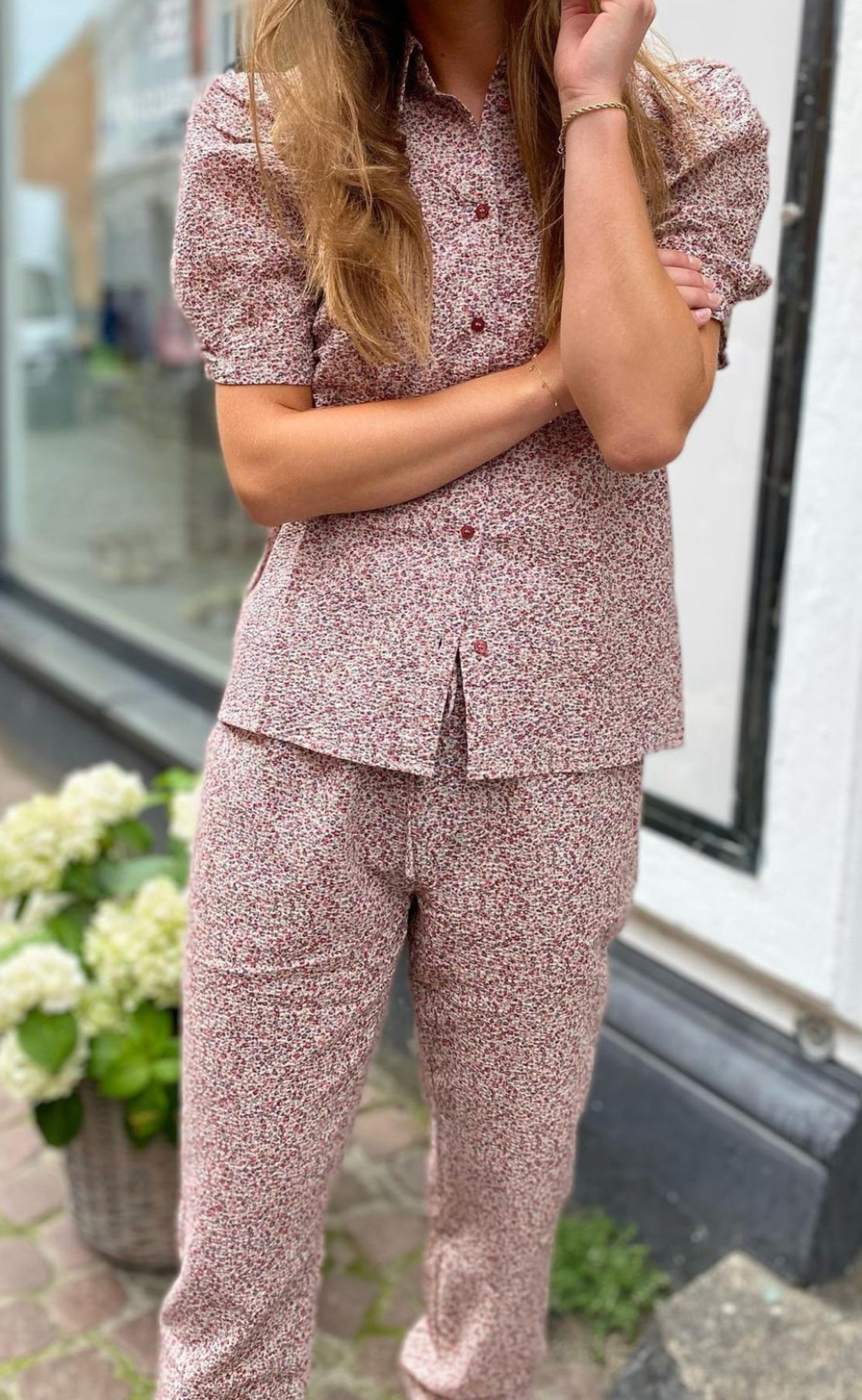 Lollys Laundry Skjorte - Aby - Dusty Rose