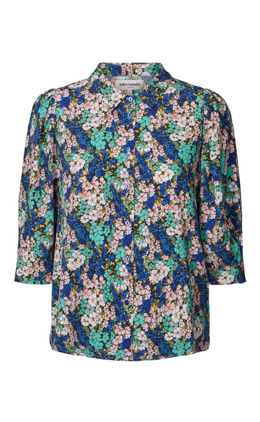 Lollys Laundry Skjorte - Bono - Flower Print 2