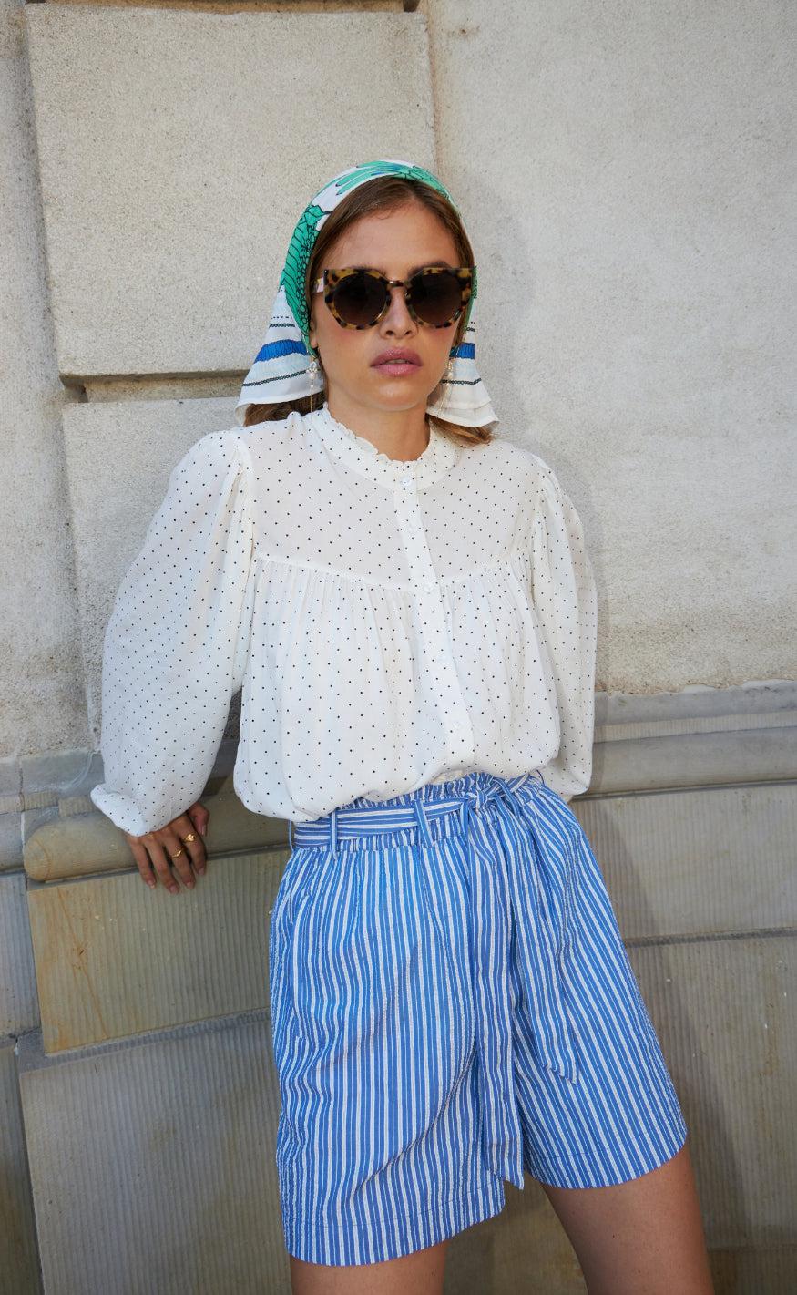 Lollys Laundry Skjorte - Cara - Dot Print