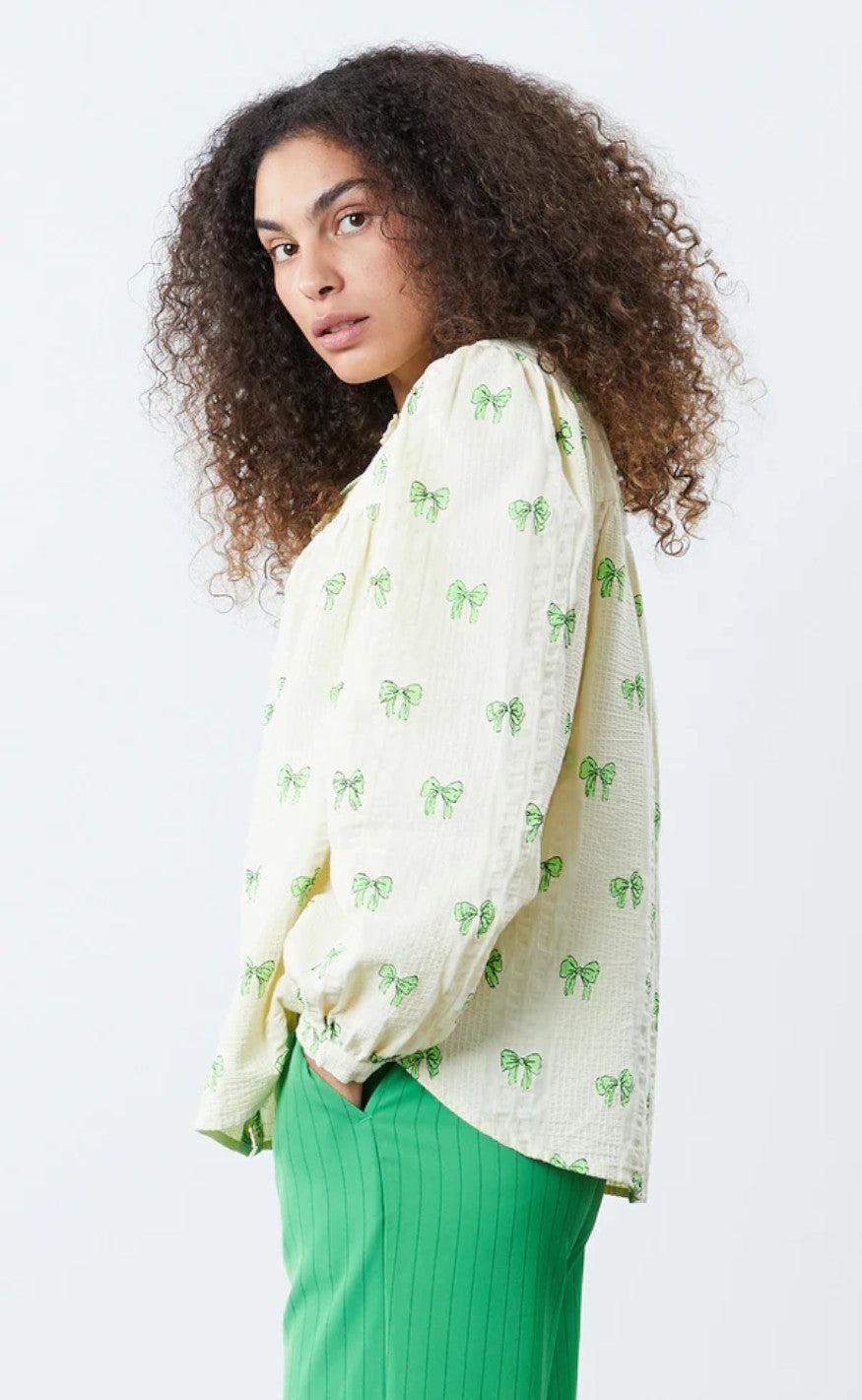 Lollys Laundry Skjorte - Cara - Neon Green