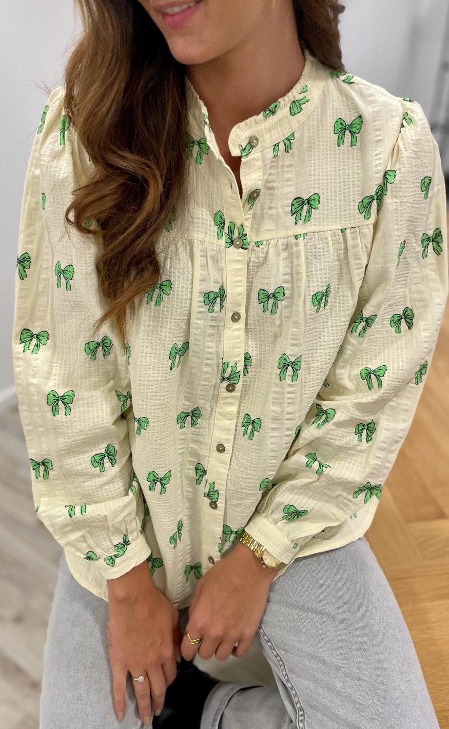 Lollys Laundry Skjorte - Cara - Neon Green