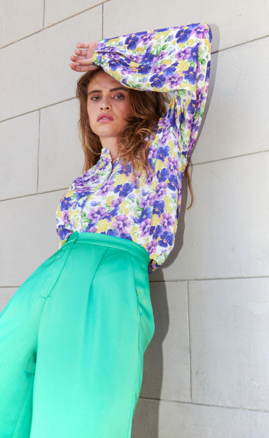 Lollys Laundry Skjorte - Elif - Flower Print
