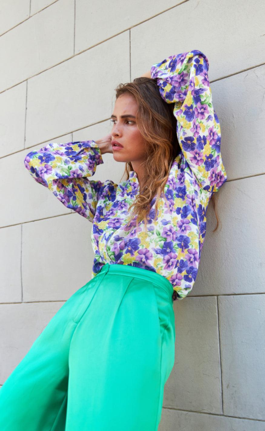 Lollys Laundry Skjorte - Elif - Flower Print