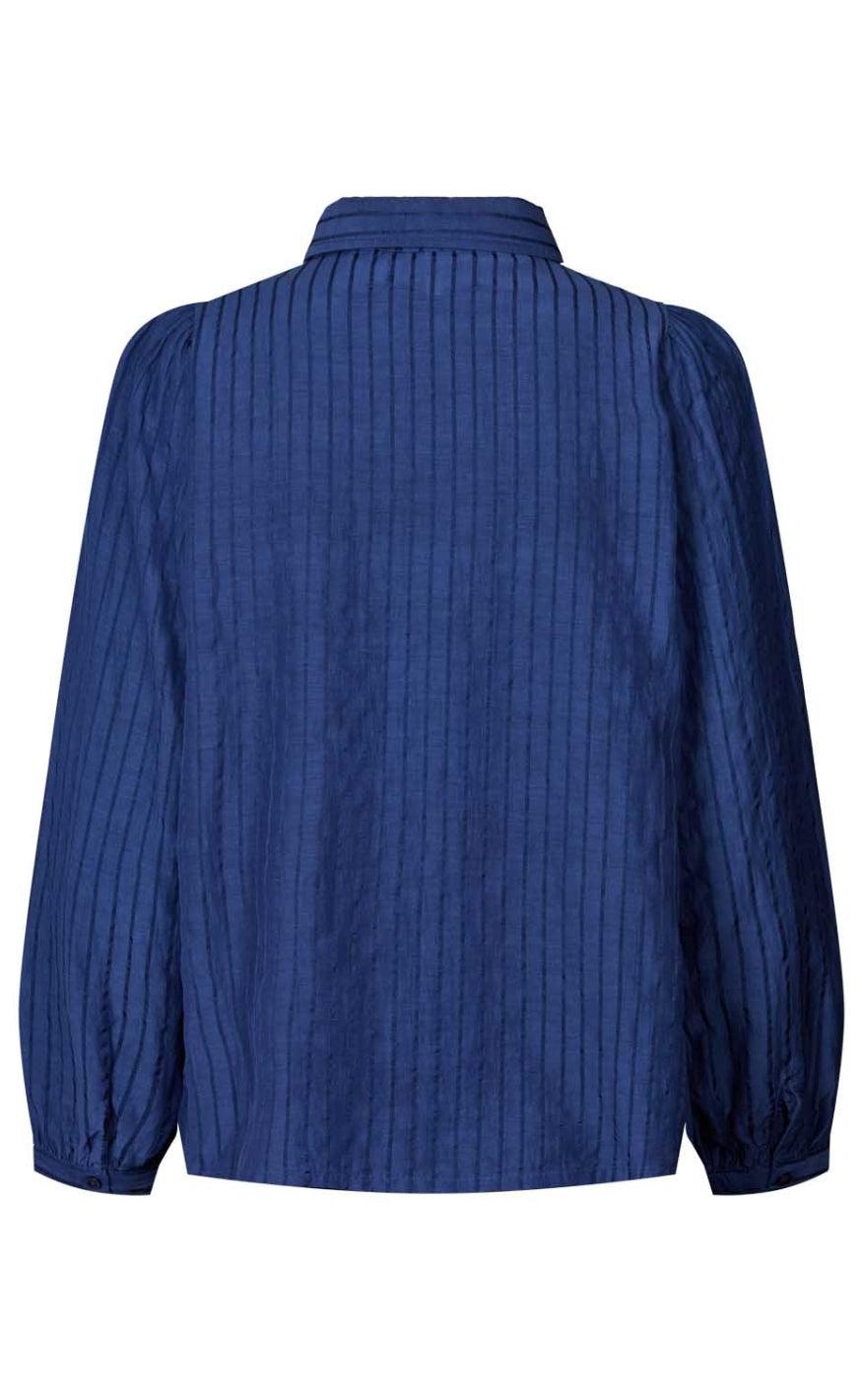 Lollys Laundry Skjorte - Ellie - Dark Blue