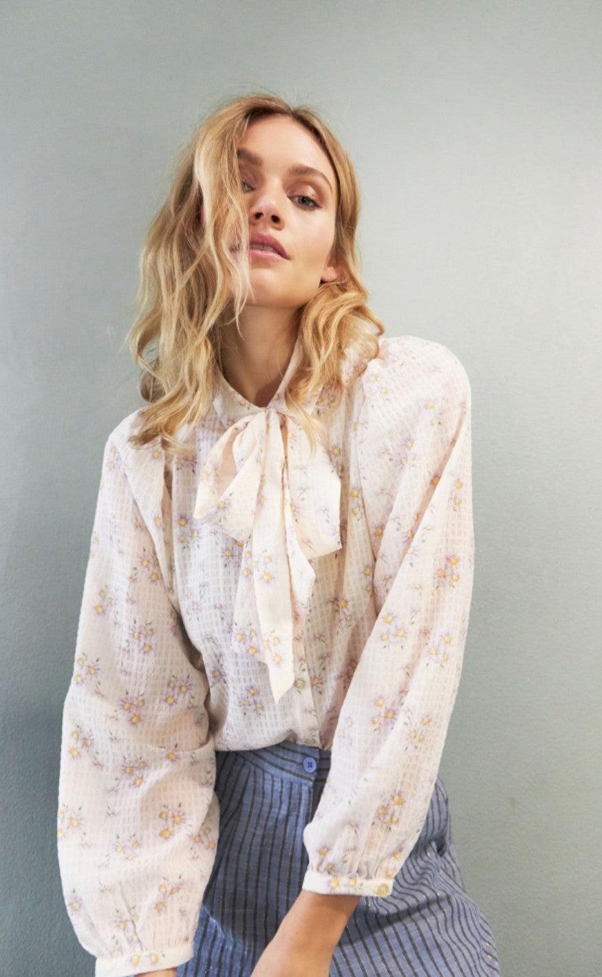 Lollys Laundry Skjorte - Ellie - Flower Print