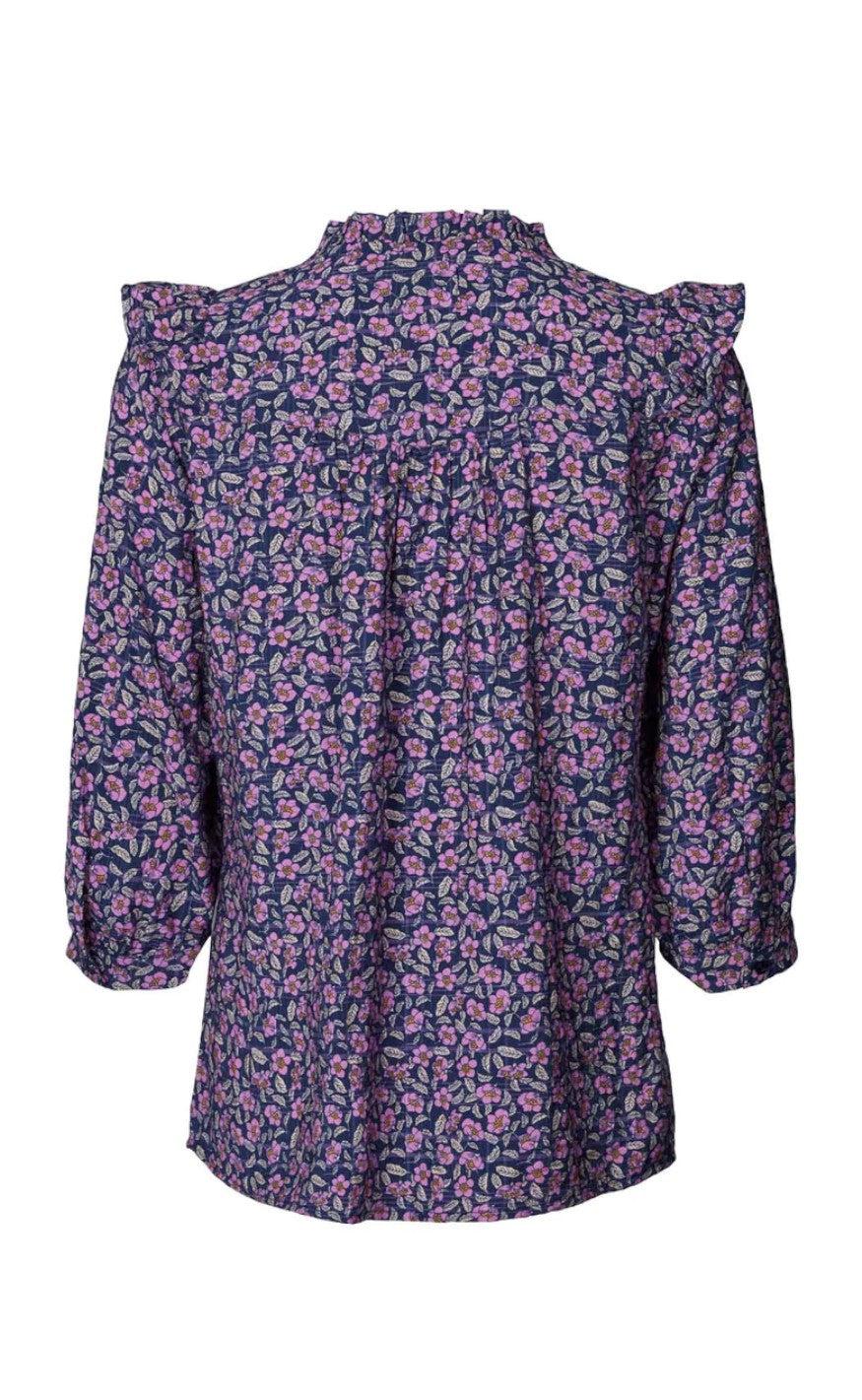 Lollys Laundry Skjorte - Hanni - Flower Print