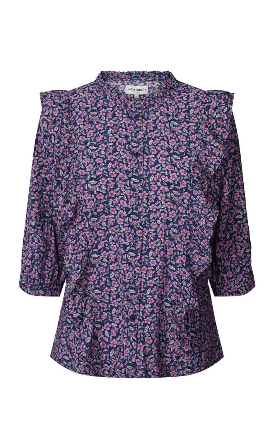 Lollys Laundry Skjorte - Hanni - Flower Print