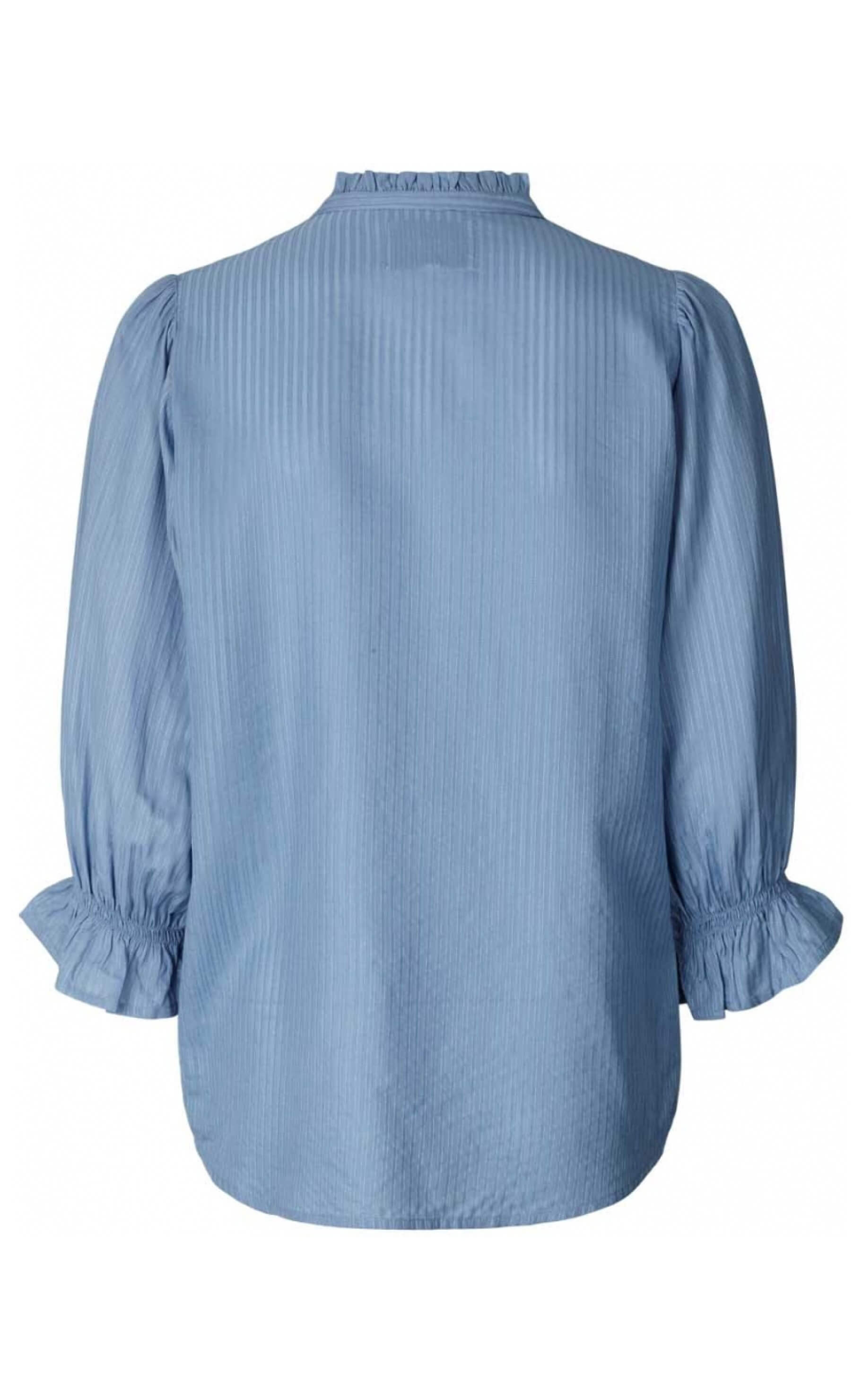 Lollys Laundry Skjorte - Huxi - Dusty Blue