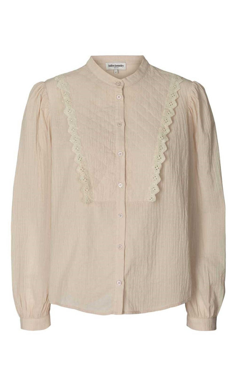 Lollys Laundry Skjorte - Pearl - Nude