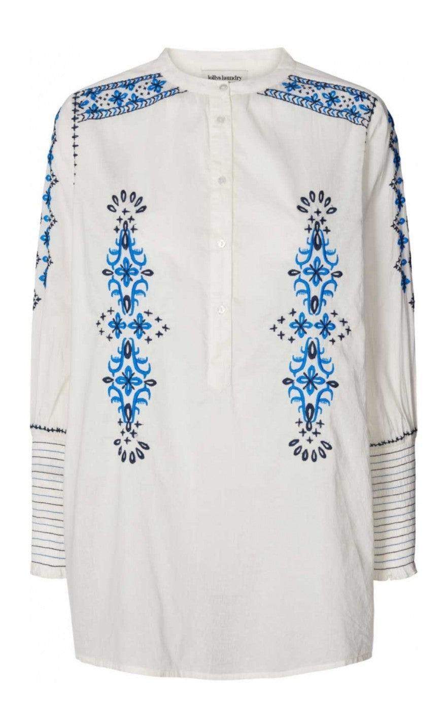 Lollys Laundry Skjorte - Porto - Cream