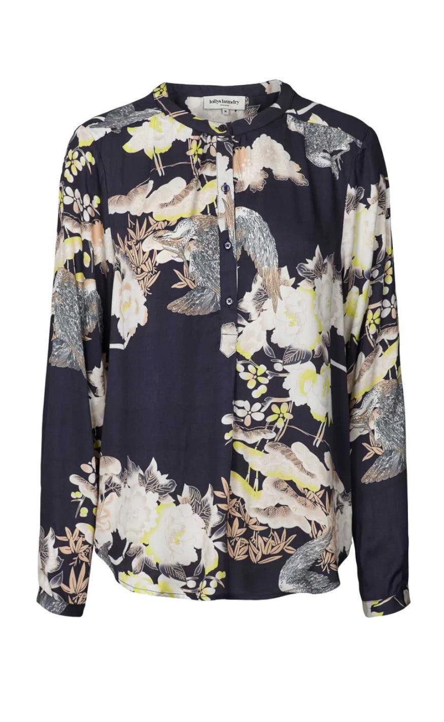 Lollys Laundry Skjorte - Singh - Dark Navy