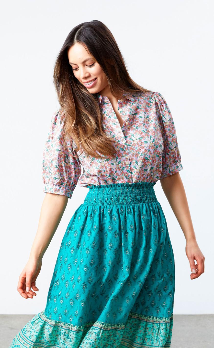 Lollys Laundry Skjorte - Zoe - Flower print