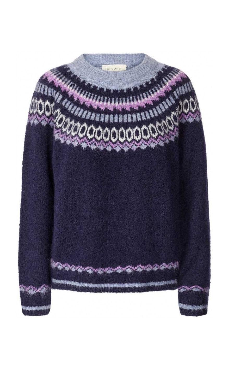 Lollys Laundry Strik - Lana - Dark Blue
