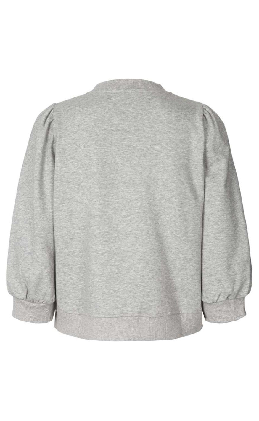 Lollys Laundry Sweatshirt - Donda - Grey Melange