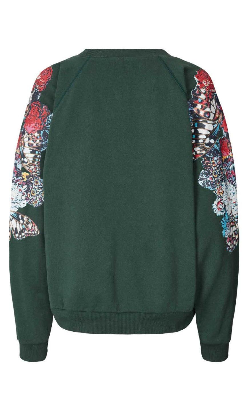 Lollys Laundry Sweatshirt - Tate - Dark Green