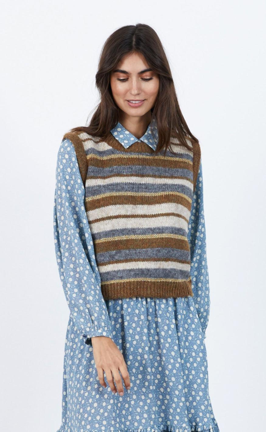 Lollys Laundry Vest - Miami - Stripe