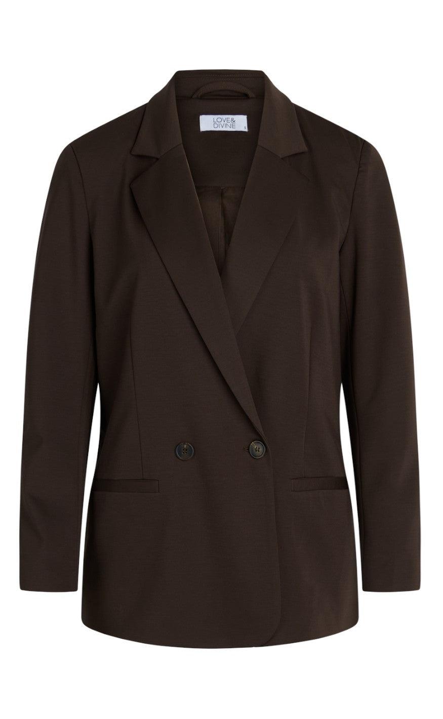 Love & Divine Blazer - Love590 - Chocolate