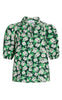 Love & Divine Bluse - Love628-5 - Green Flower