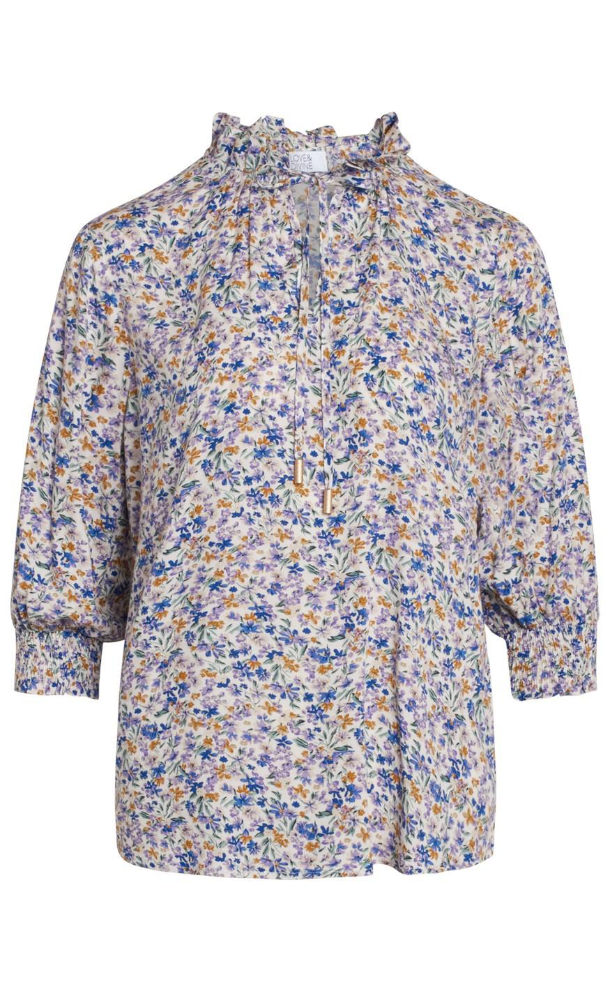 Love & Divine Bluse - Love639-2 - Small Flower