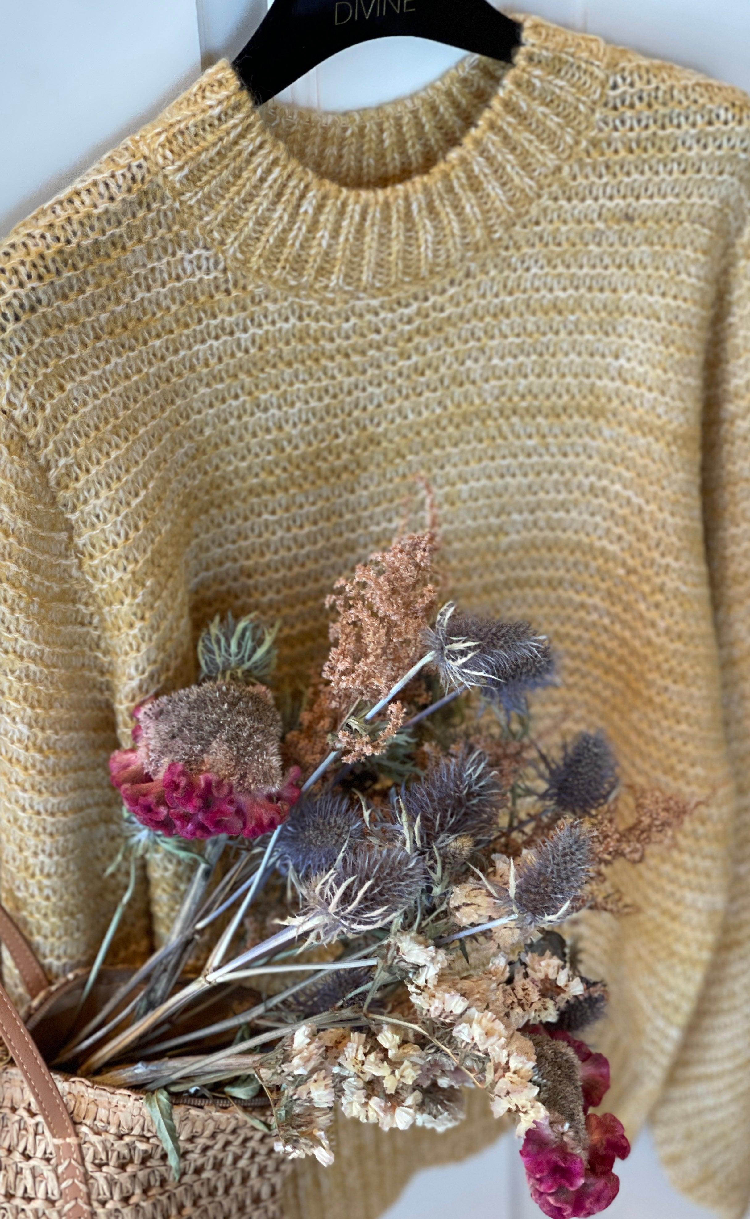 Love & Divine Bluse - Love690 - Honey Gold Melange