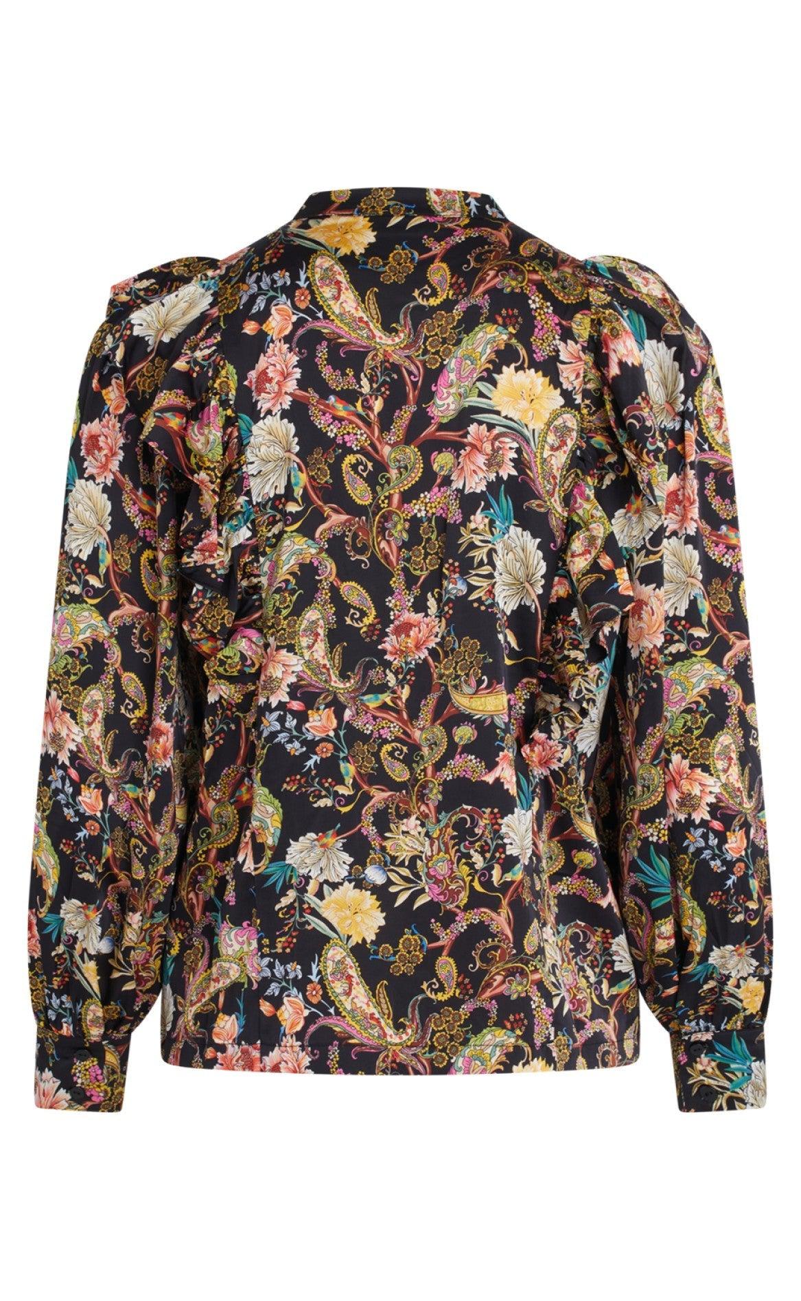 Love & Divine Bluse - Love700 - Multi Black