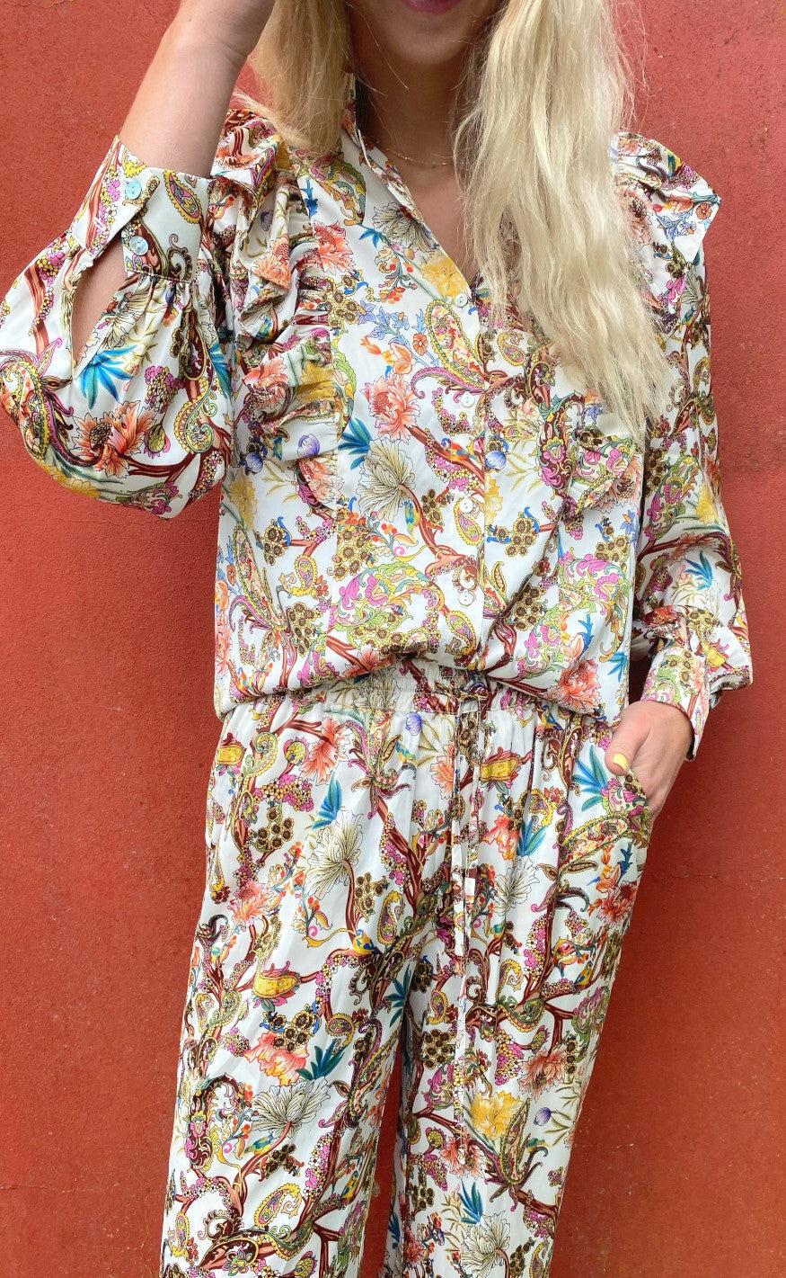 Love & Divine Bluse - Love700 - Multi Print