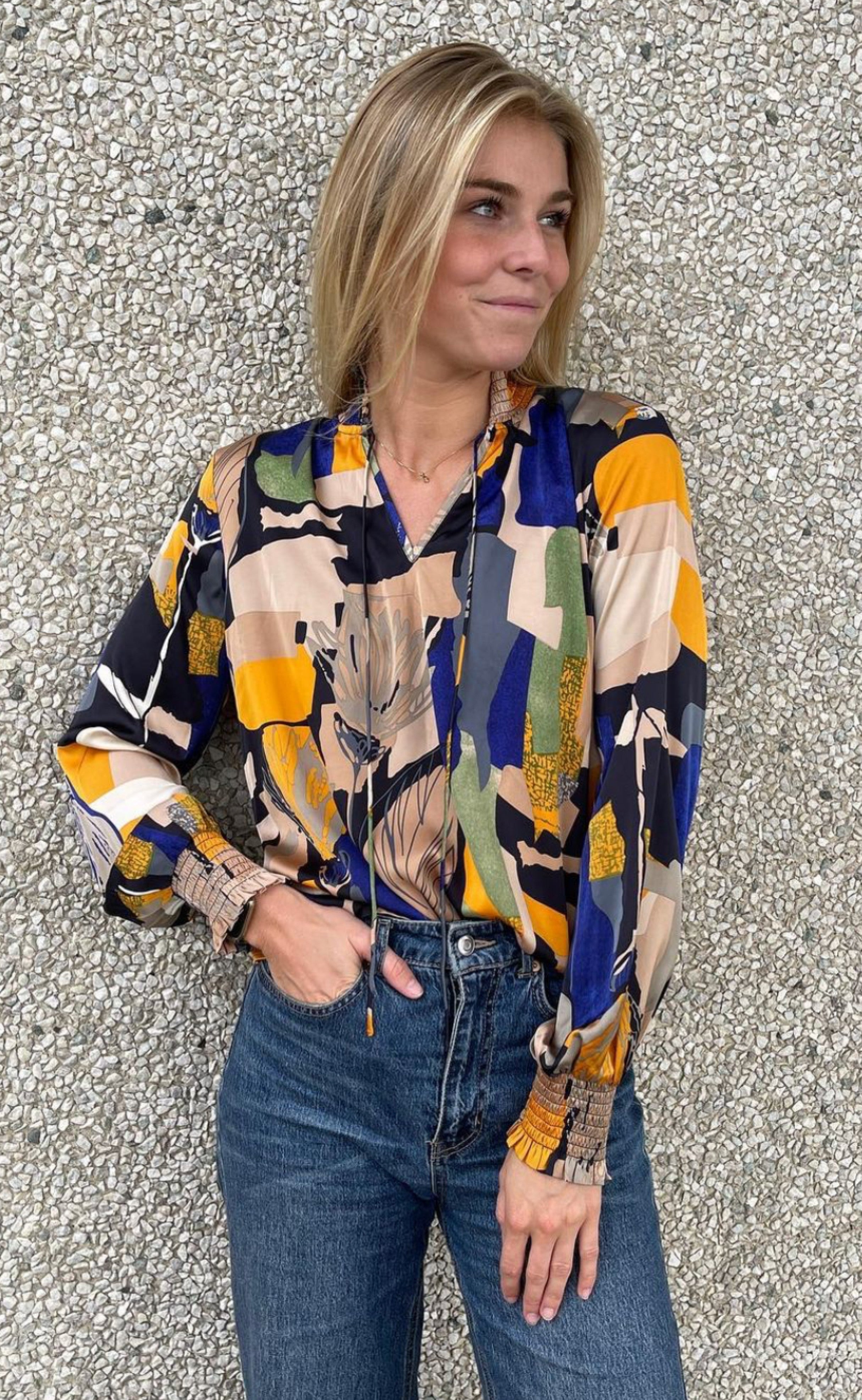 Love & Divine Bluse - Love727 - Multi Colour