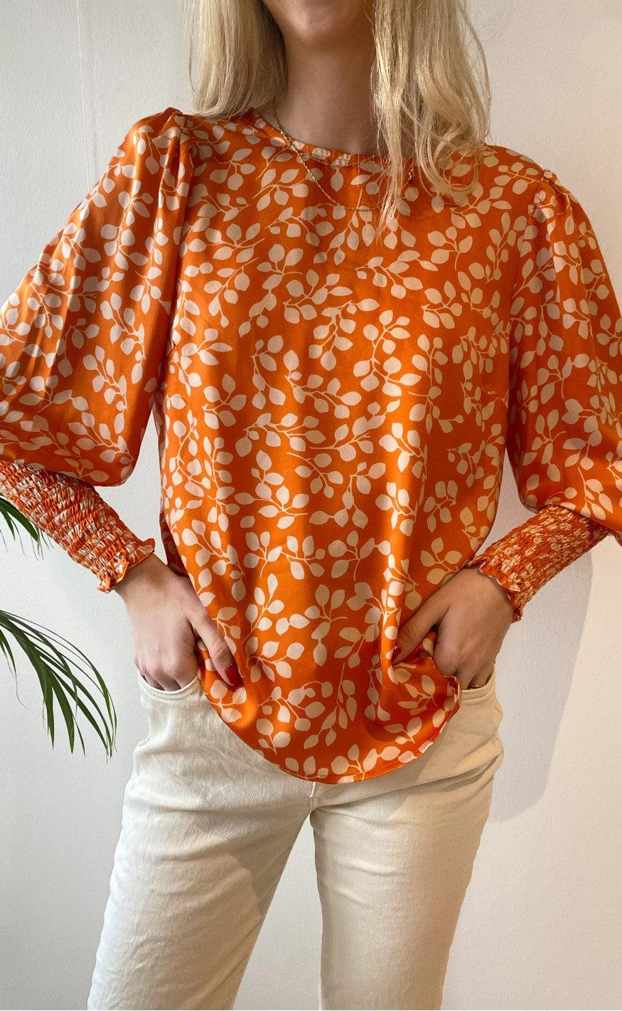 Love & Divine Bluse - Love738-4 - Apricot Flower
