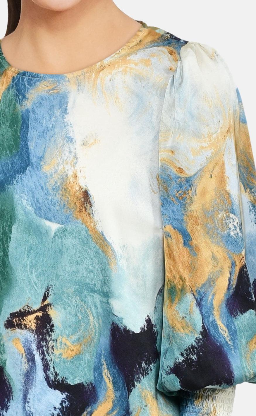 Love & Divine Bluse - Love738-9 - Multi Painting