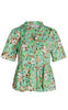 Love & Divine Bluse - Love749-2 - Green Flower