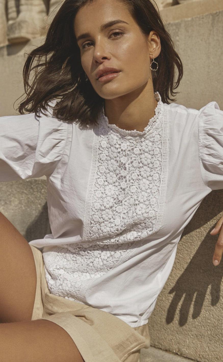 Love & Divine Bluse - Love795 - White