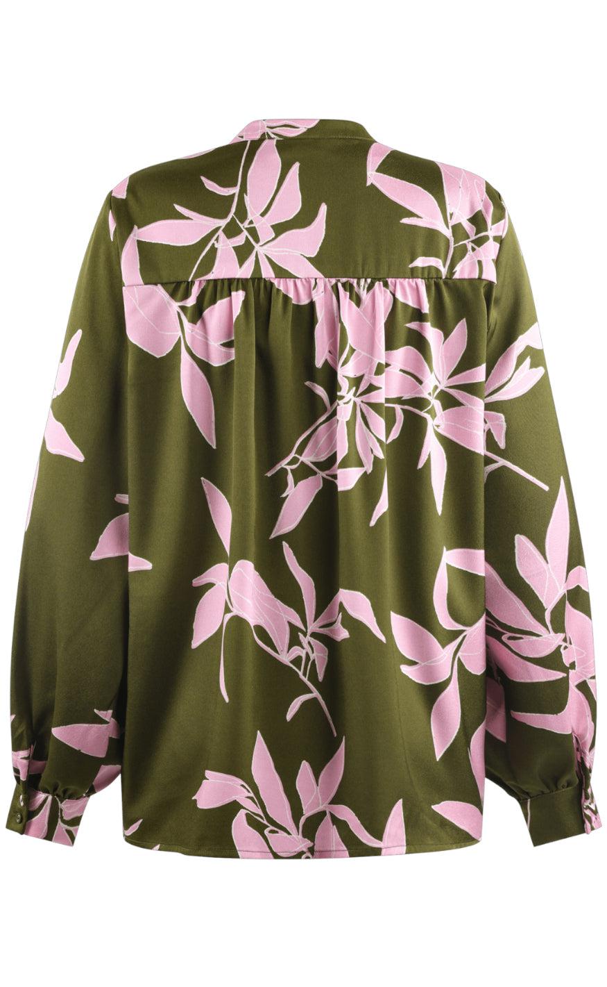 Love & Divine Bluse - Love867-3 - Green/Rose