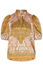 Love & Divine Bluse - Love910-6 - Green Paisley