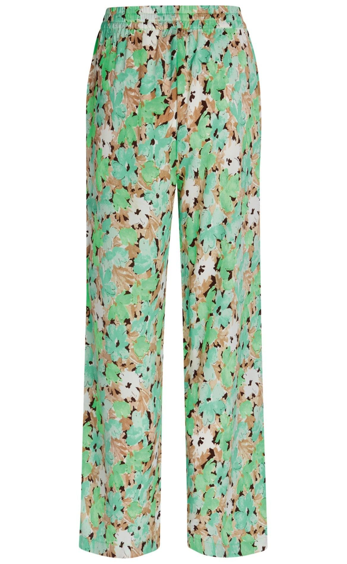 Love & Divine Bukser - Love207-19 - Green Flower