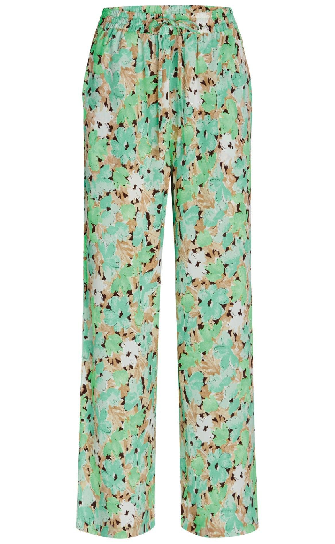 Love & Divine Bukser - Love207-19 - Green Flower