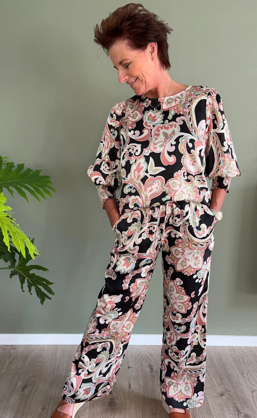 Love & Divine Bukser - Love207-25 - Black Rose