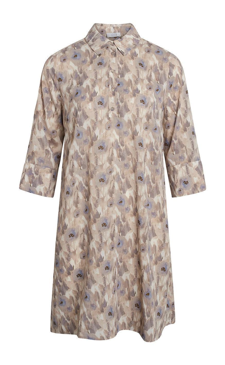 Love & Divine Kjole - Love441-12 - Pastel Flower