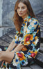 Love & Divine Kjole - Love441-22 - Black Flower