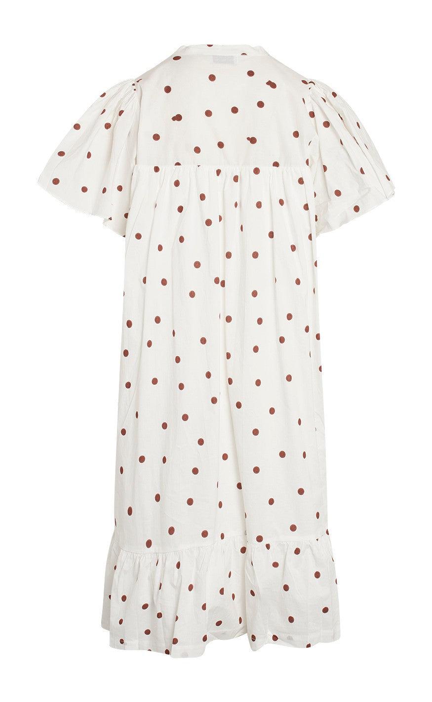 Love & Divine Kjole - Love484-1 - White/Brown