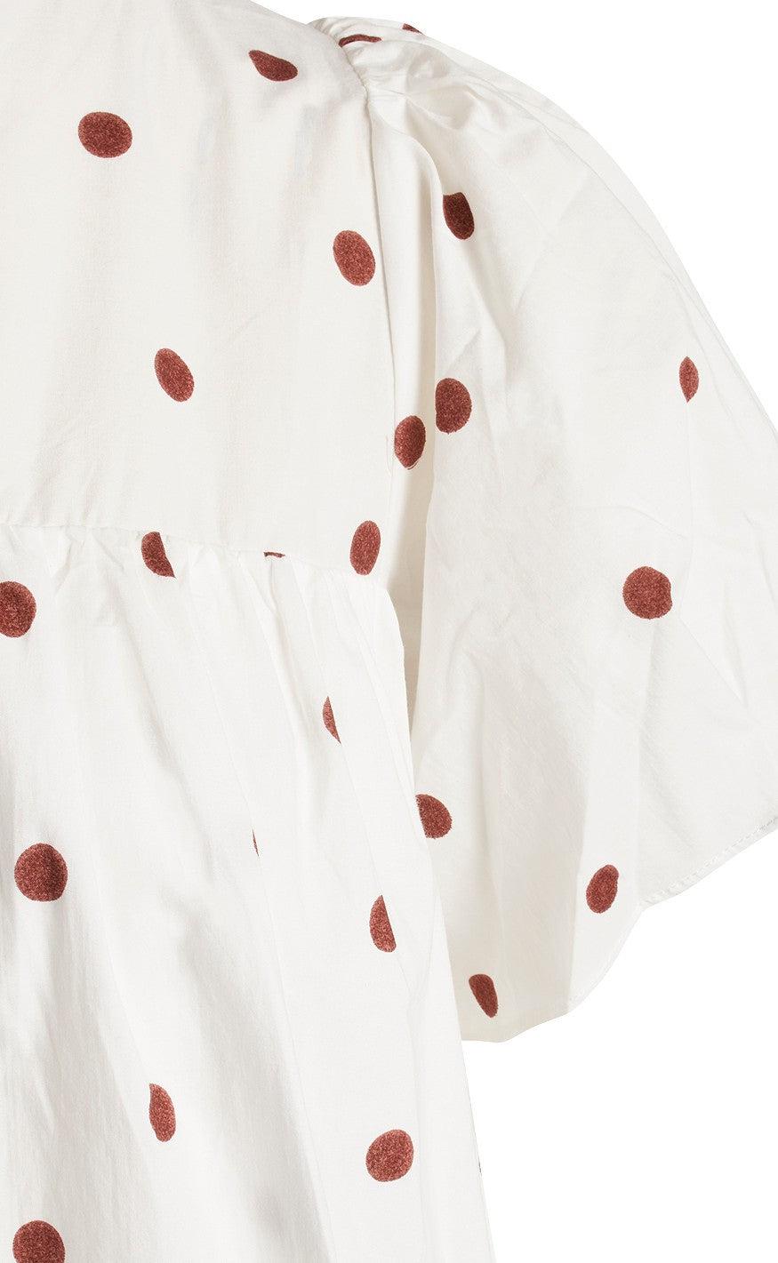 Love & Divine Kjole - Love484-1 - White/Brown