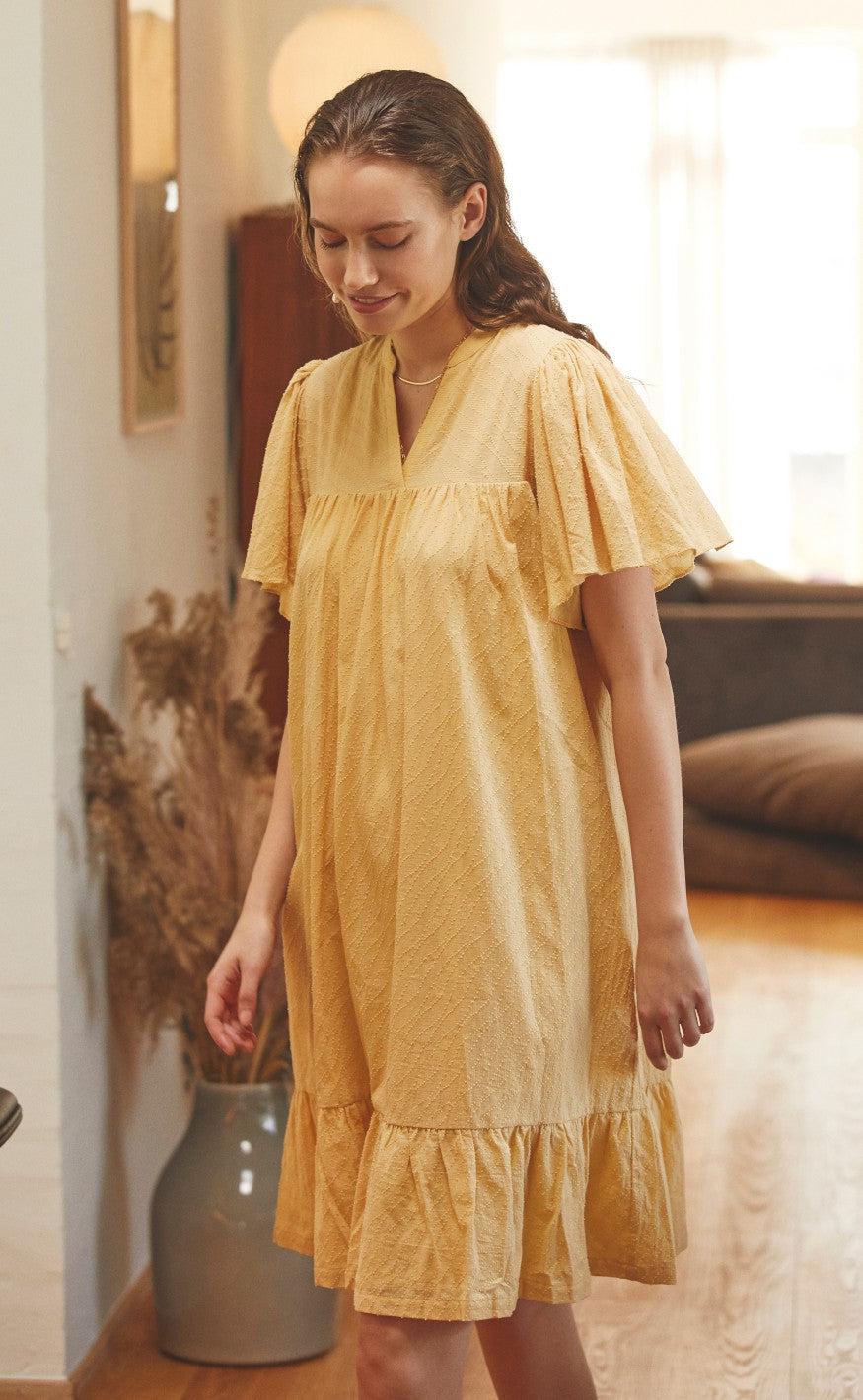 Love & Divine Kjole - Love484-2 - Yellow