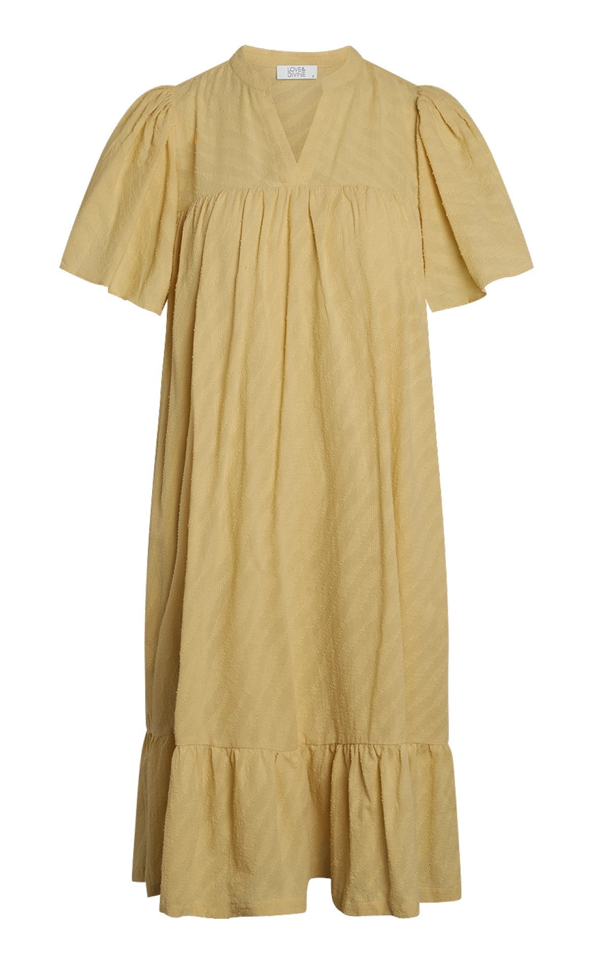 Love & Divine Kjole - Love484-2 - Yellow