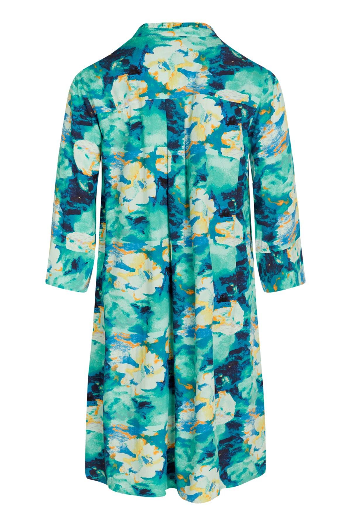 Love & Divine Kjole - Love622-12 - Green Waterprint