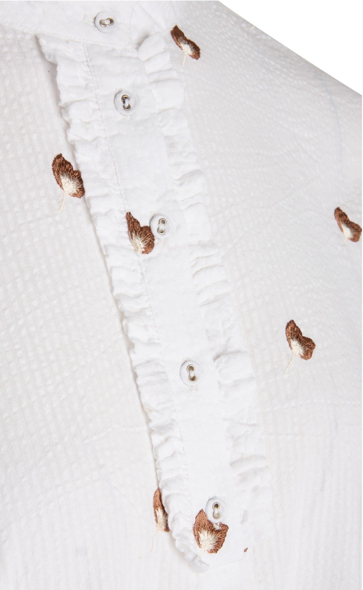 Love & Divine Kjole - Love622-3 - White/Brown