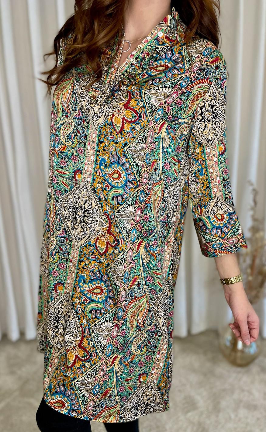 Love & Divine Kjole - Love622-6 - Paisley