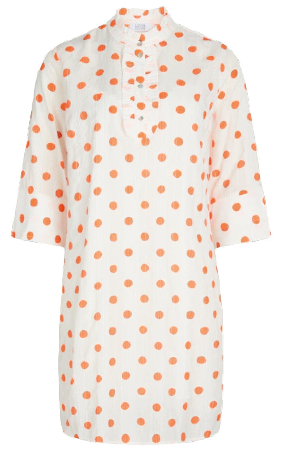 Love & Divine Kjole - Love622-8 - Orange Dot