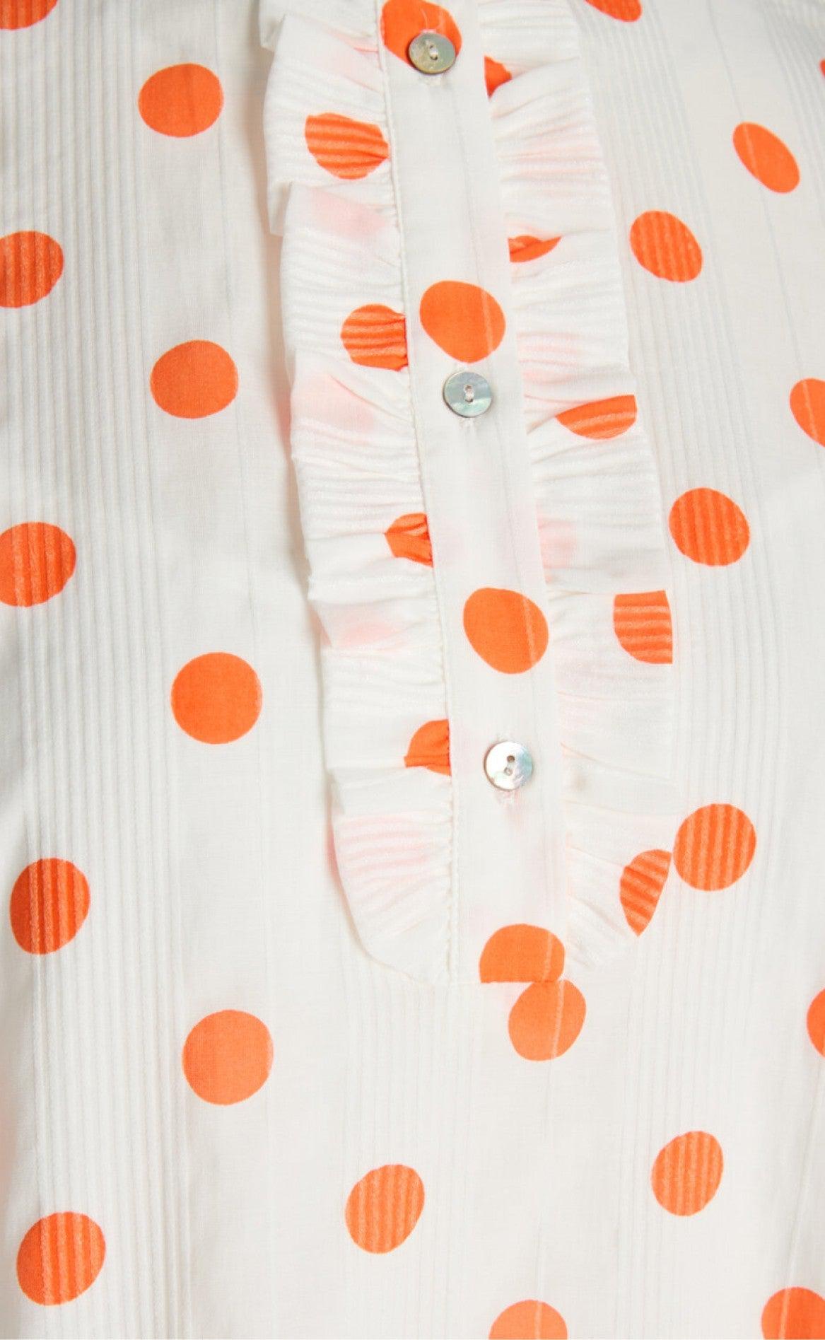 Love & Divine Kjole - Love622-8 - Orange Dot