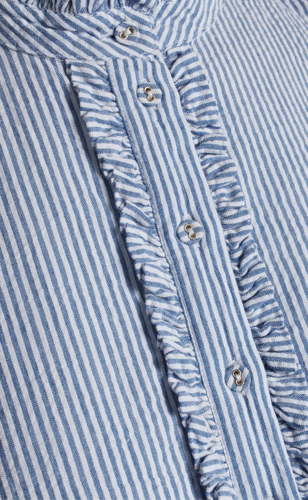 Love & Divine Kjole - Love622 - Blue/White