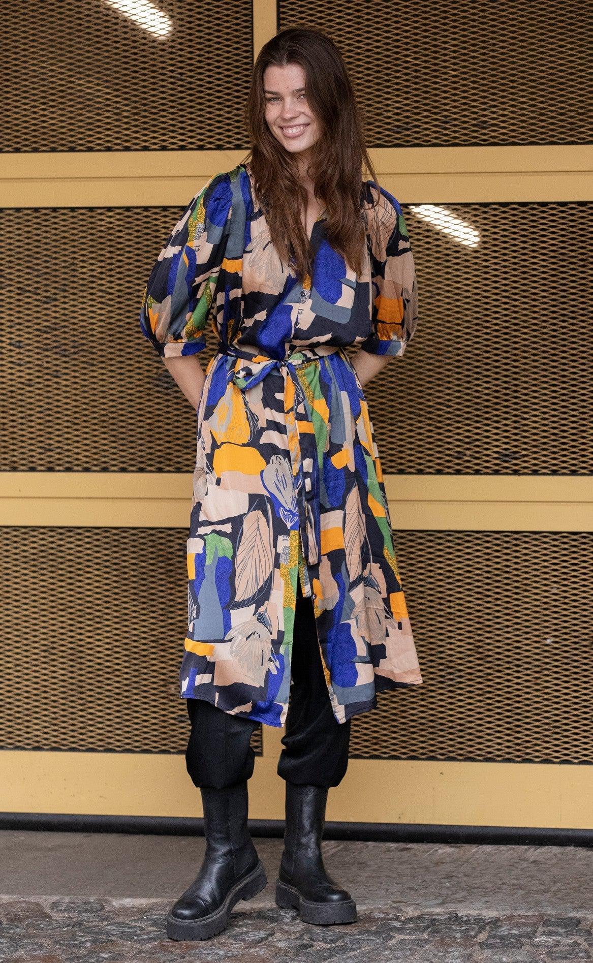 Love & Divine Kjole - Love627-2 - Multi Colour